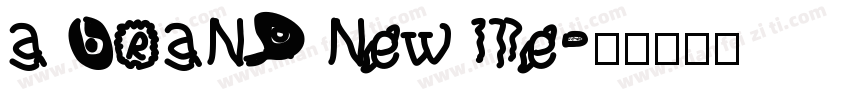 a brand new me字体转换